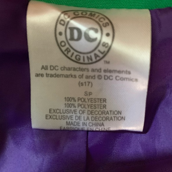 🖤💚Spirit Halloween Joker Blazer Costume Unisex💜 - Picture 9 of 10